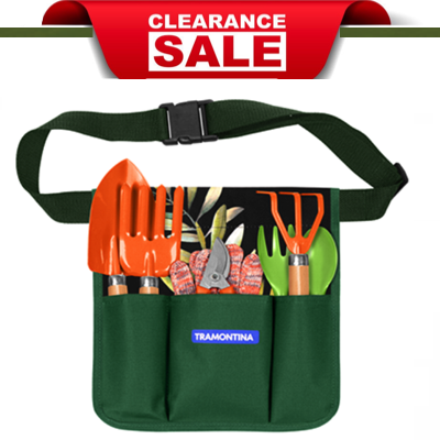 Tramontina 8 Pieces Garden Tool Set, Printed Gift Box