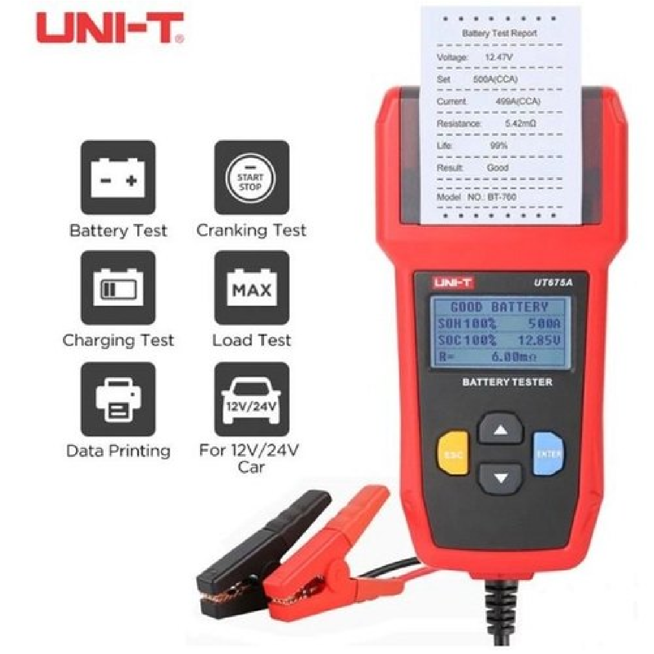 UNI-T UT675A Battery Tester