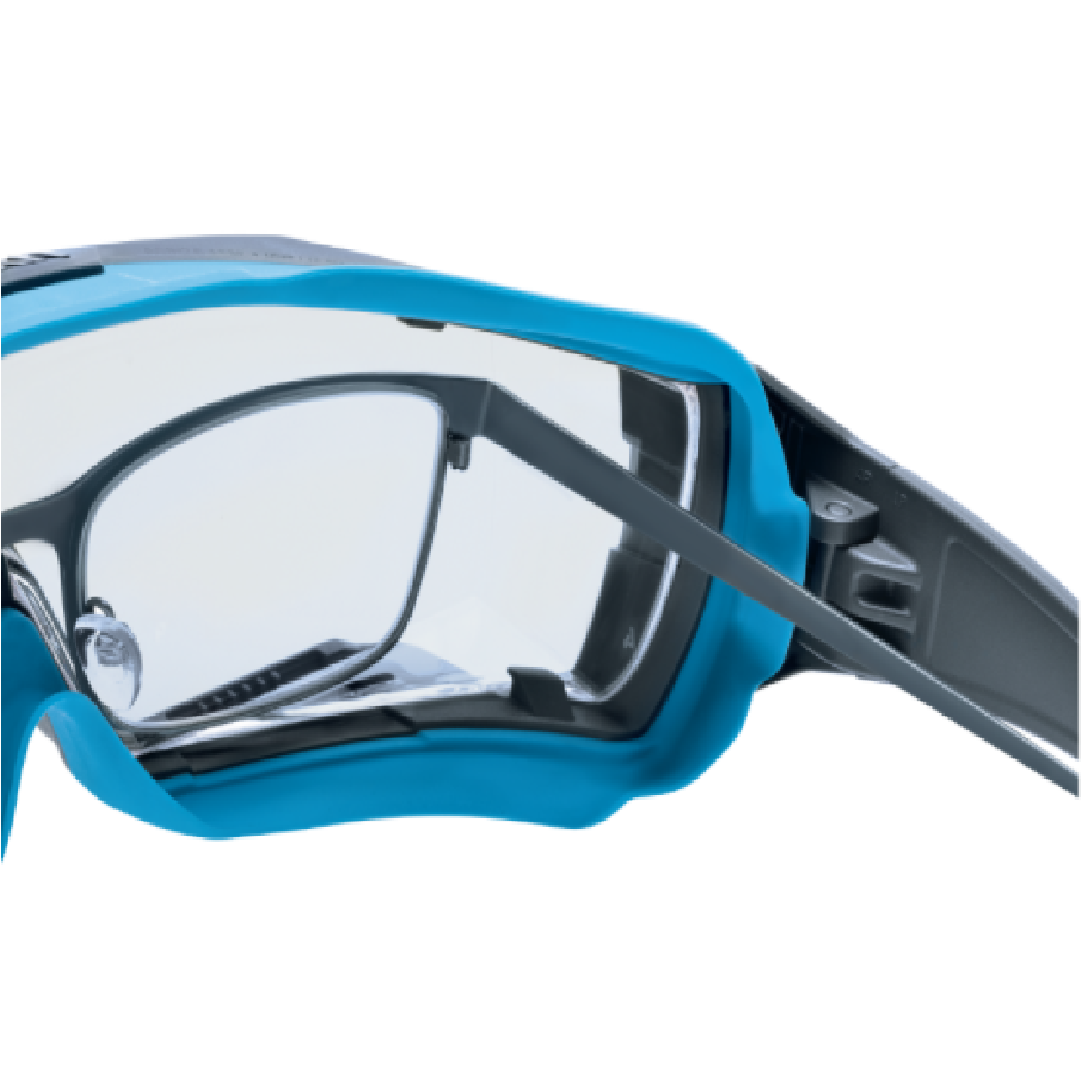 UVEX 9142-100 SUPER OTG Scratch Resistant Anti-Mist Over Specs With Clear Lens