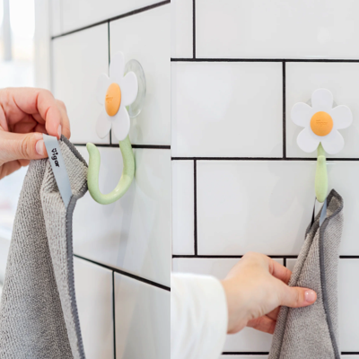 VIGAR Florganic Hook With Suction 4PC/PACK VGR-11104