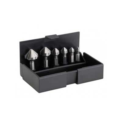 Volkel VOE67300 Germany Countersink-Bits 90 (Set Of 6 Pcs) 6.3  20.5 mm
