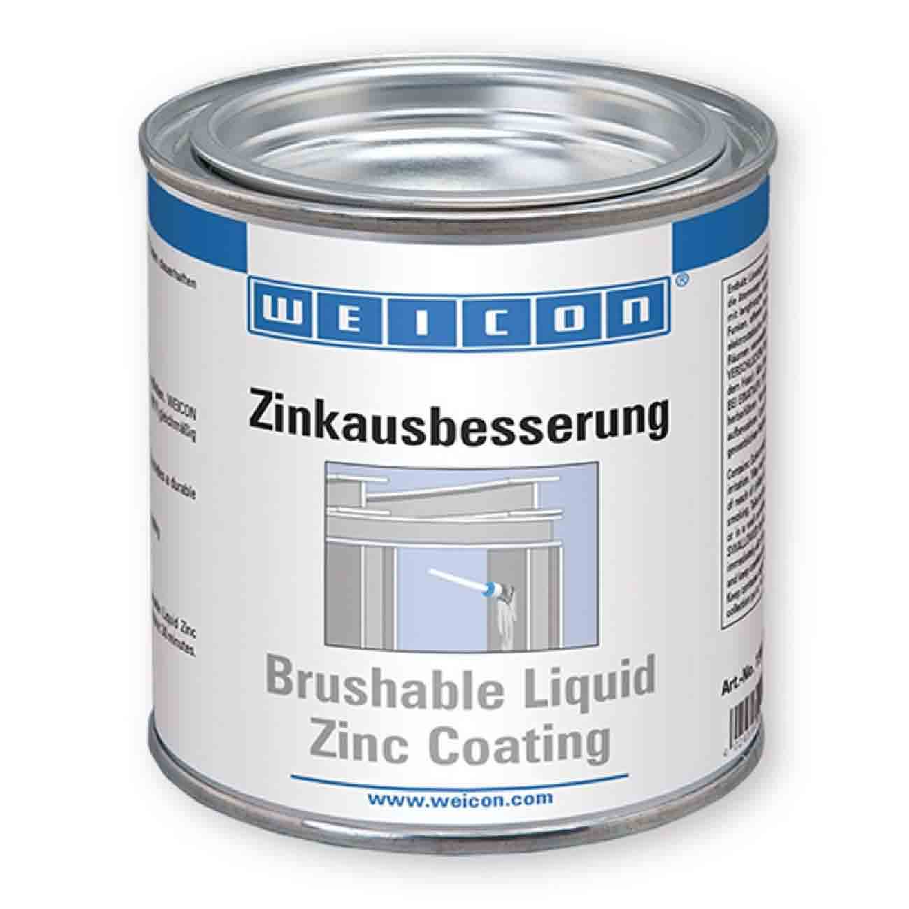 Weicon 15001375 Brushable Liquid Zinc Paint 375ML