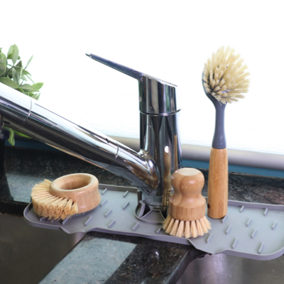 WHITE MAGIC Sink Splash Guard BLACK 37CM X 14CM