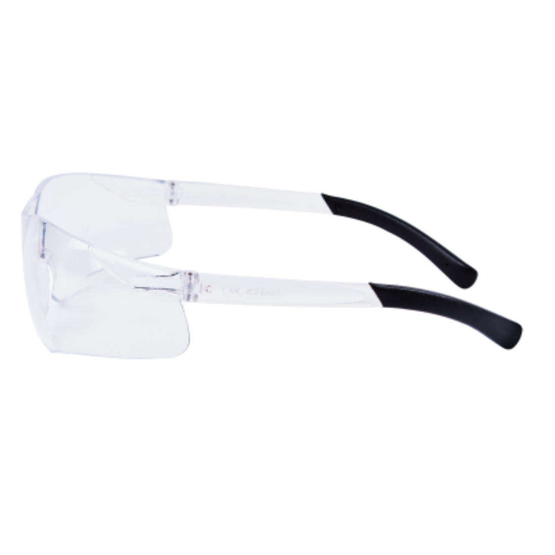 WORKGARD E3068 Clear TEMPLE Black Tip Clear LENS Polycarbonate Safety Eyewear