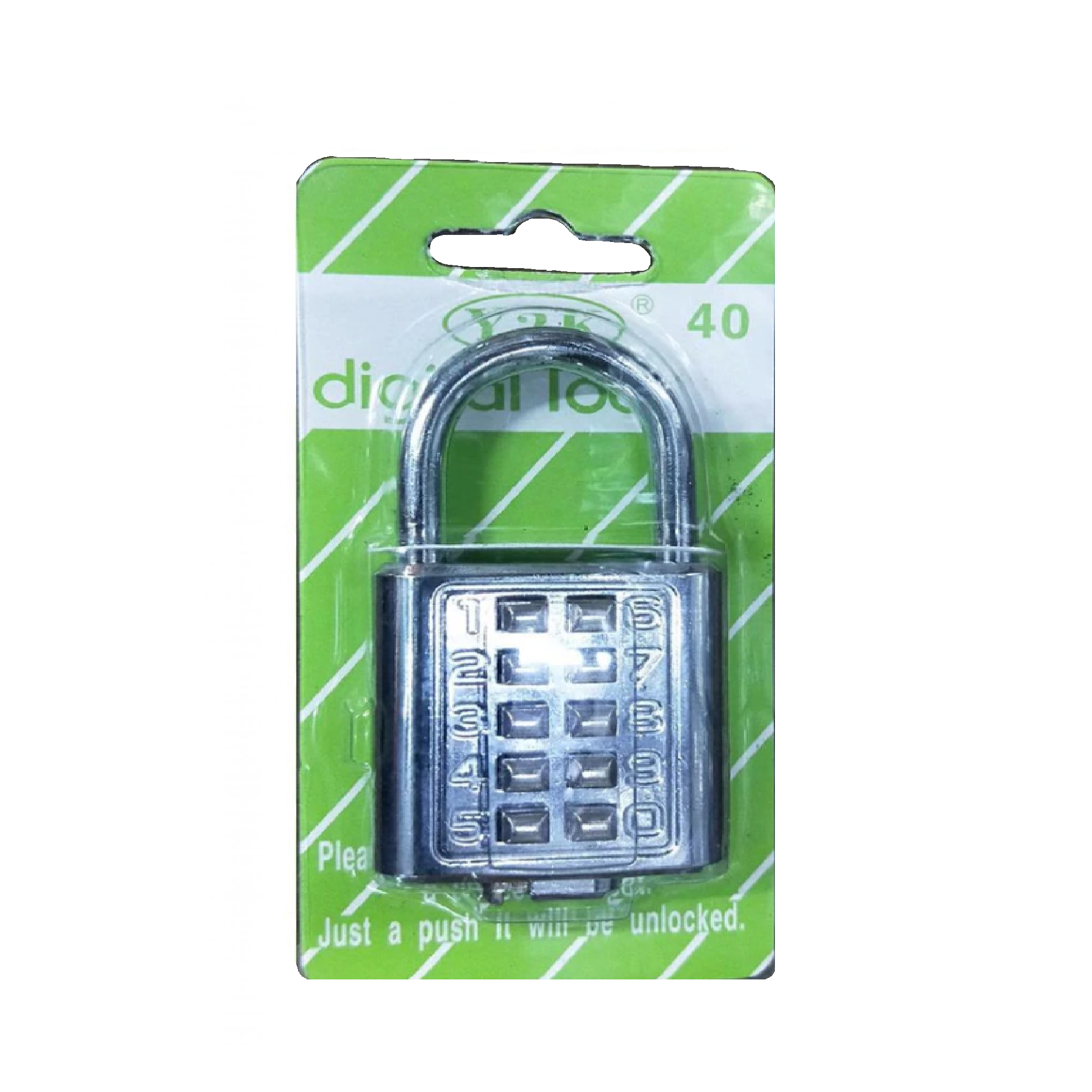 Y2K 10 Button Digital Lock 40MM PL40