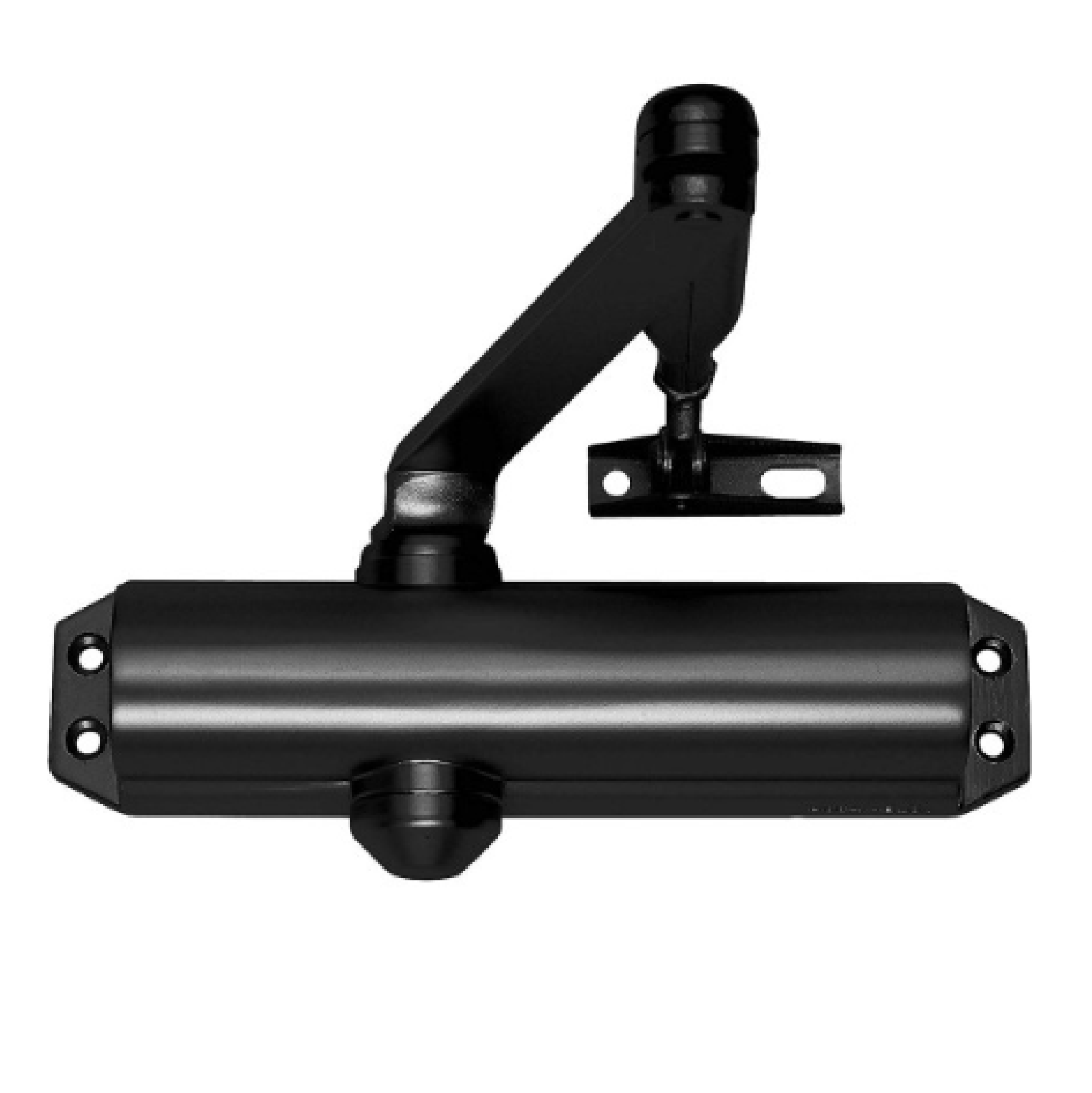 Yale BLACK Door Closer DC120-1-9005 BLACK With HOLD OPEN ARM