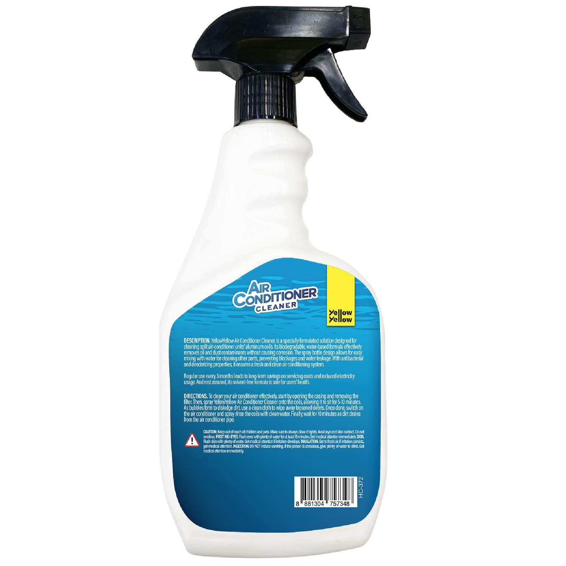 Yellowyellow AIR CONDITIONER Cleaner With DEEP FOAMING Action 500ML X 3 BUNDLE