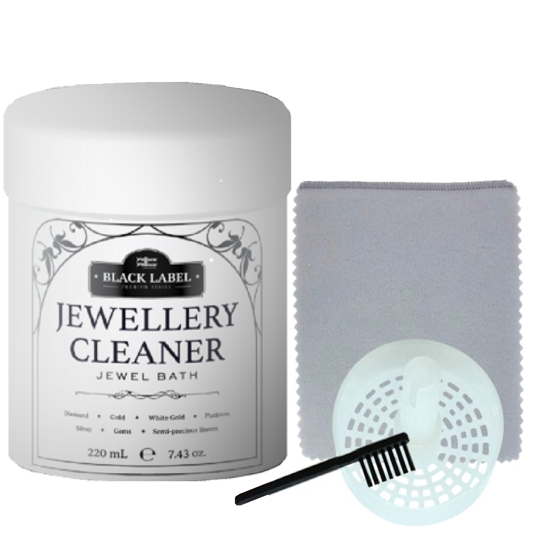 Yellowyellow BLACK LABEL Jewellery Cleaner (DIP & CLEAN) 220ML