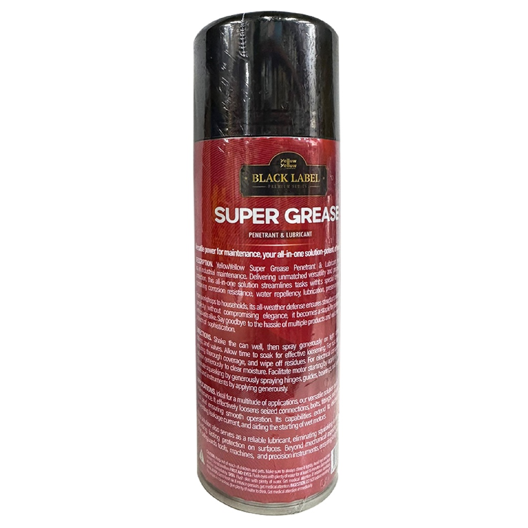 Yellowyellow BLACK LABEL SUPER GREASE Penetrant & Lubricant 500ML