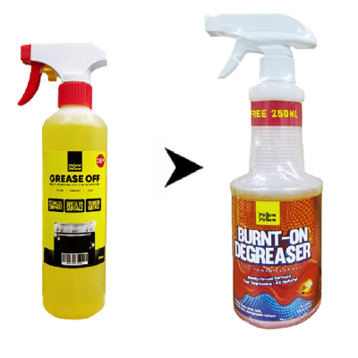 Yellowyellow BURNT-ON Degreaser GREASE OFF Power Cleaner 500ML FREE 250ML HC-413
