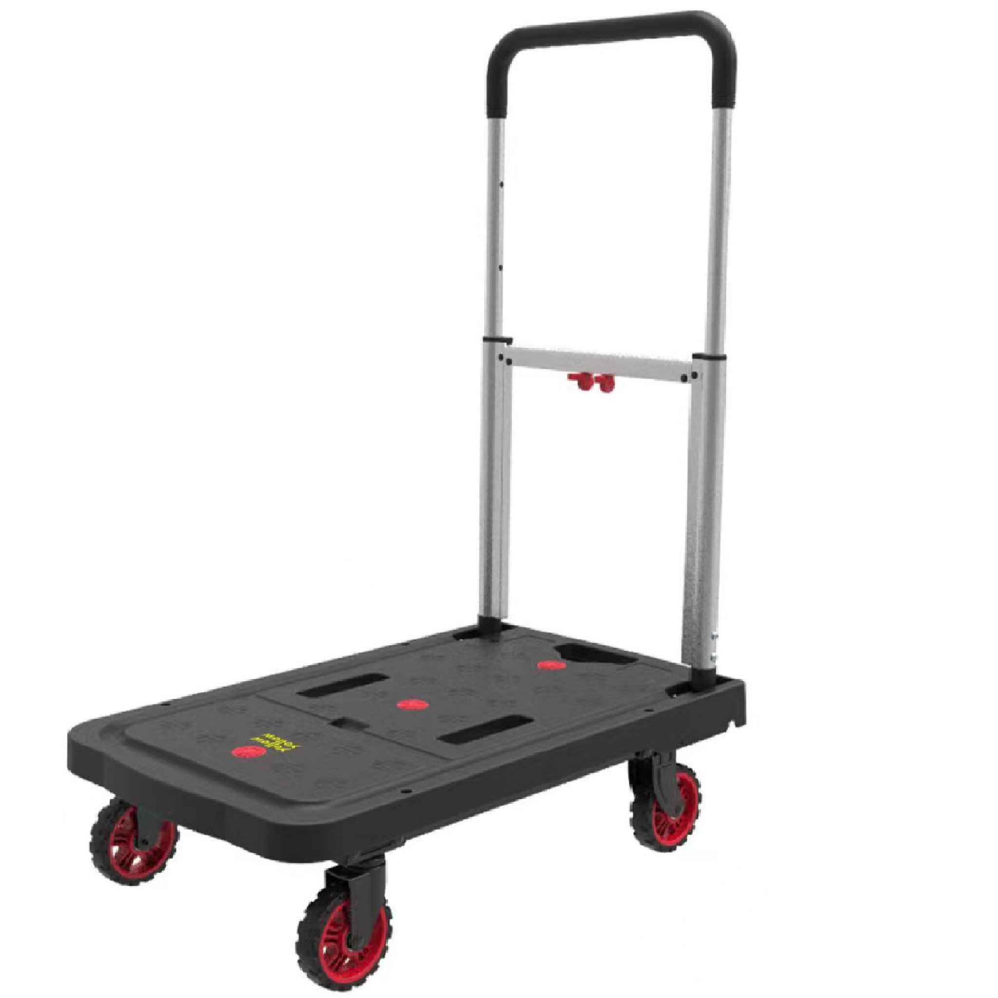 Yellowyellow FLAT BED Foldable Trolley 150KG Black HEAVY DUTY