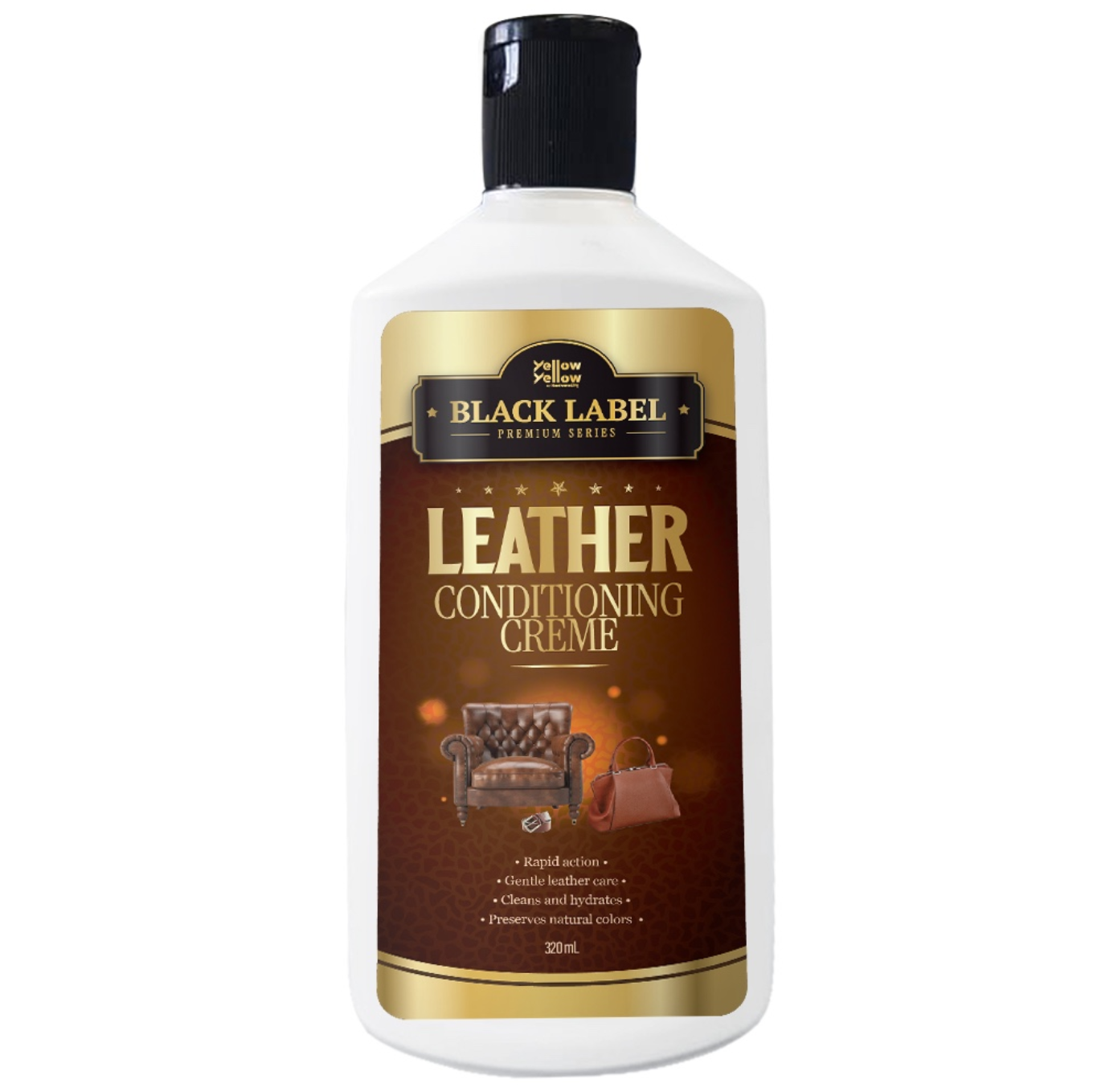 Yellowyellow PREMIUM BLACK LABEL LEATHER CONDITIONING CREAM 320g