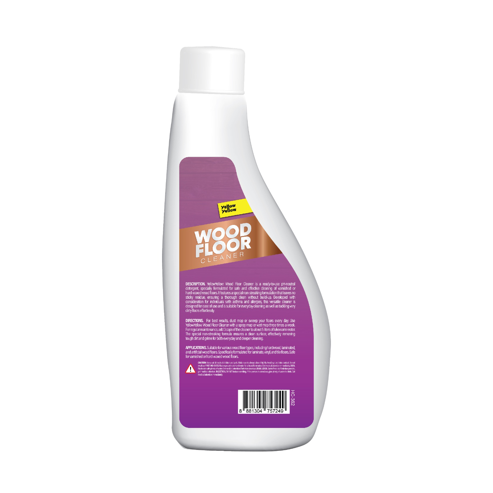 Yellowyellow WOOD FLOOR CLEANER 500ML TOUGH IN STAINS