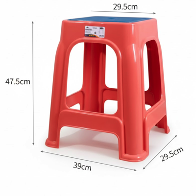 ZX Heavy Duty Plastic Chair 2150 29.5CM X 29.5CM X 47.5CM