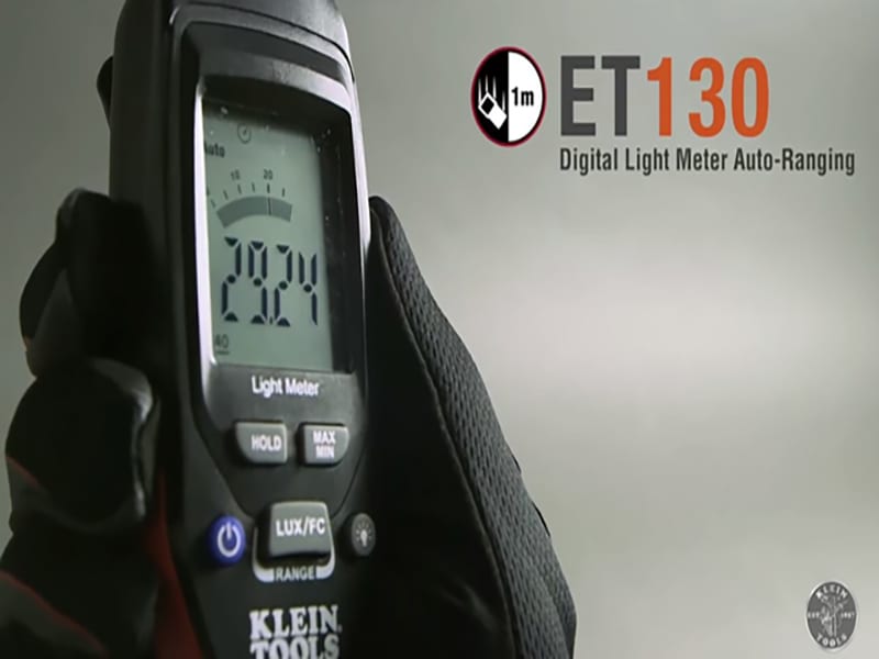 Klein Digital Light Meter ET130